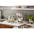 Kitchenaid Artisan Series 5 Quart Tilt Head Stand Mixer, Feather Pink, KSM150PS